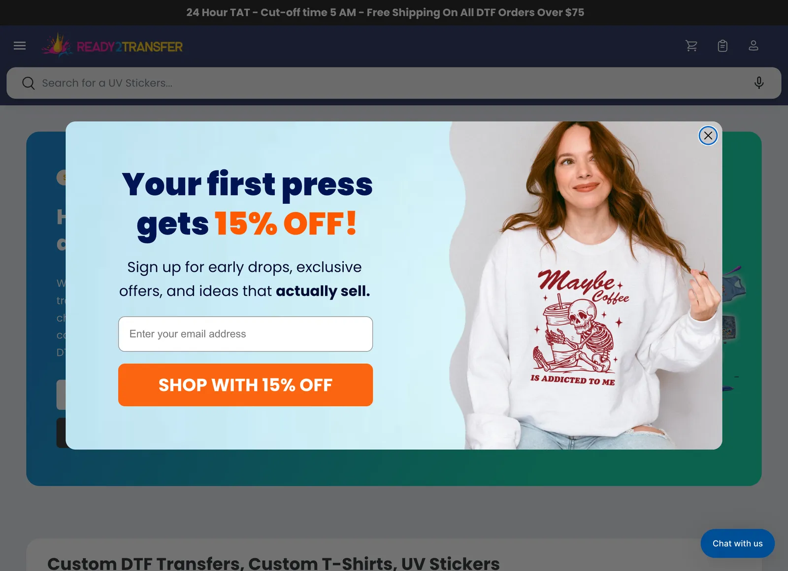 Ready2Transfer storefront